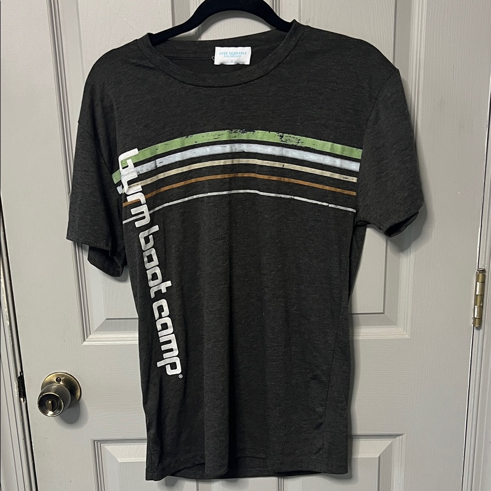 EUC Burn Boot Camp Gray T-Shirt- Size Small